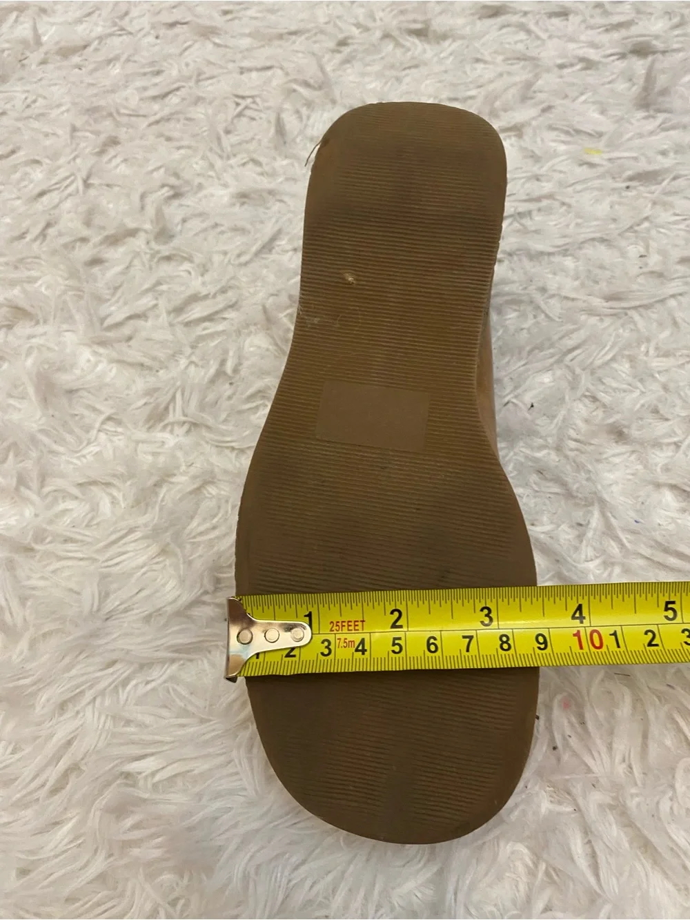 SODA 1990s tan platform shoes loafers vintage womans size 7